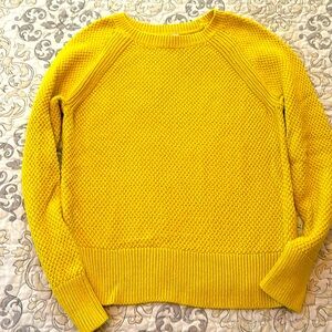 Yellow gap sweater